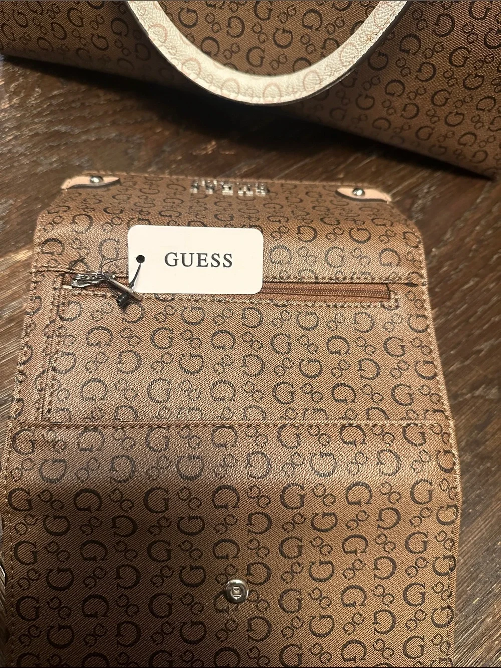 Guess monogram tote
